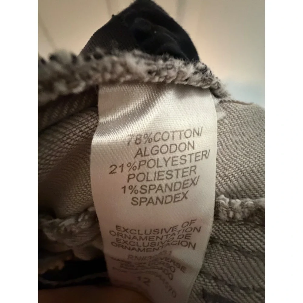 Democracy Absolution Skinny Jeans Grey Denim Pants Womens Size 12